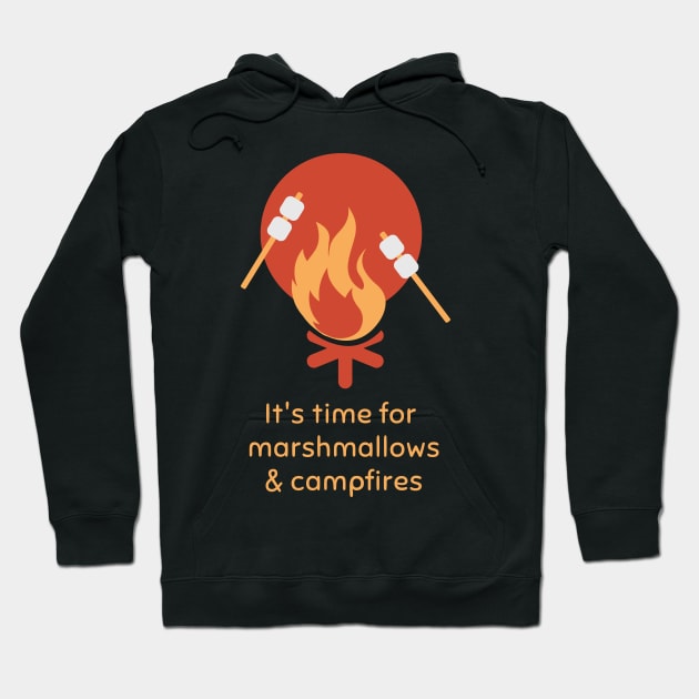 Campfires and marshmallows Camp Know Where 85 Hoodie by Hohohaxi